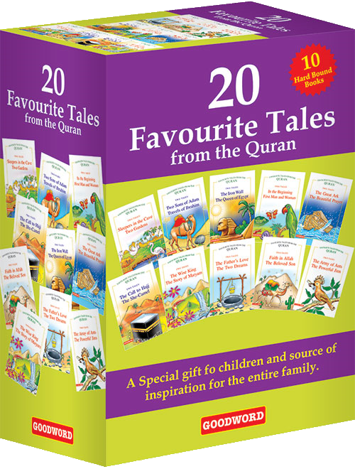 20 Favourite Tales from the Quran Gift Box (10 Hard Bound books)
