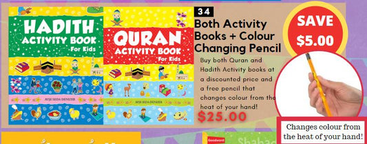 Two Activity Books & Colour Changing Pencil (Combo)