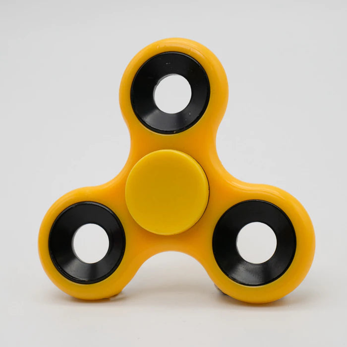 Yellow Fidget Hand Spinner Toy